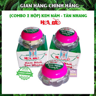   Combo 2 hộp  Kem Bôi Nám Tàn Nhang Hoa Đào 8g 
