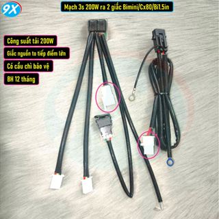 (New 200W) Mạch Passing 3s Công Suất Cao ON/OFF  Bi Cầu Mini 2 Màu, Biled, CX80