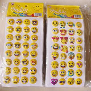 Combo 100 tờ dán Hình mặt cười bửu cảm xúc