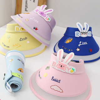 Mũ chống nắng cho bé " rabbit " - mũ nón rộng vành hở chóp thỏ chống tia cực tím