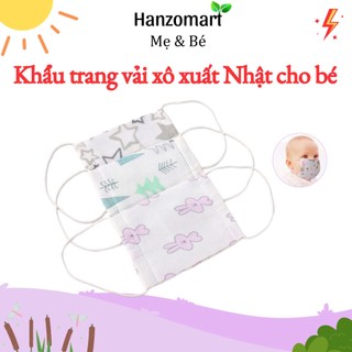 Khẩu trang cho bé vải xuất Nhật