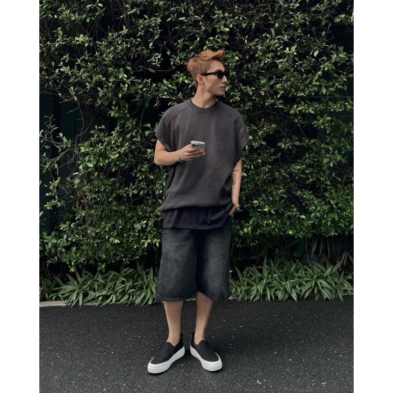 SMOKE V1 BAGGY SHORT - Quần wash đùi Whose | BigBuy360 - bigbuy360.vn