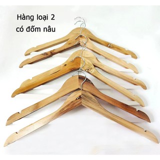 Móc gỗ treo quần áo 44.5cm( Bộ 10 Móc KTN )