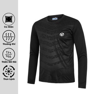Áo thun nam cổ tròn dài tay,  áo thun ôm body giữ nhiệt thể thao, co giãn thoải mái.