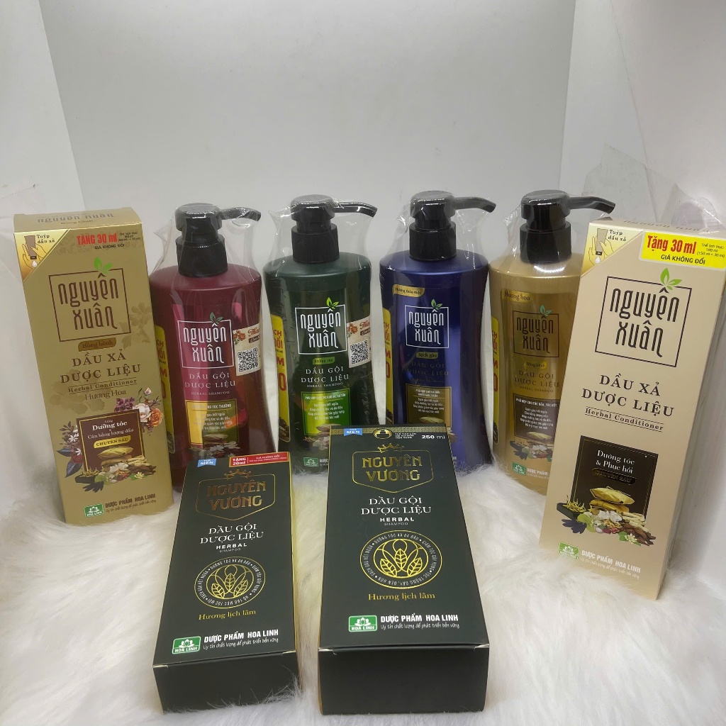 DẦU GỘI DƯỢC LIỆU NGUYÊN XUÂN 600ML+60ML SIÊU TIẾT KIỆM [FULL SIZE]