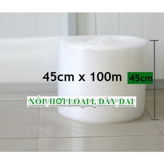  Cuộn Xốp Hơi Bong Bóng Khí Khổ 45cm x 100m Bọc Gói Hàng 
