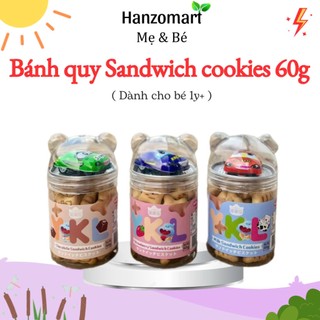 Bánh ăn dặm cho bé bánh quy Sandwich Cookies 60g