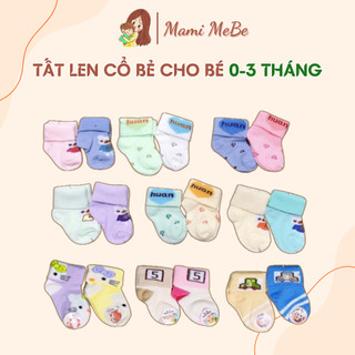 Tất len cho bé 0-3 tháng tuổi