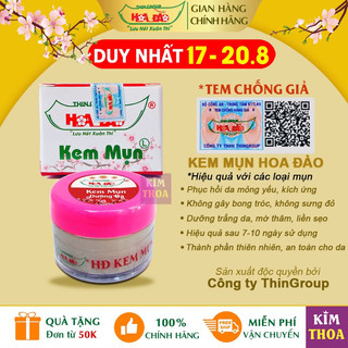Kem mụn đông y Hoa Đào Full size sạch mụn, ngừa thâm và dưỡng trắng da