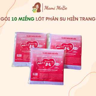 Giấy lót phân su tím Hiền Trang cho bé sơ sinh túi 10 tờ