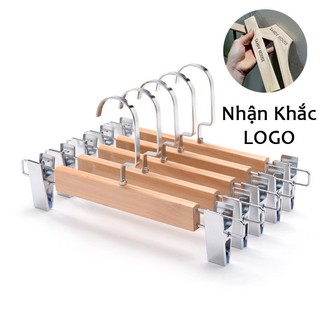Móc kẹp váy quần gỗ vàng cao cấp 32cm