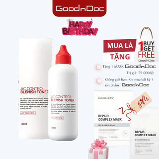 Nước hoa hồng Goodndoc ac control blemish toner