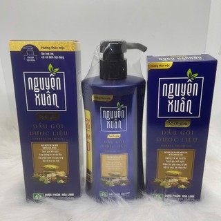 Dầu gội Dược Liệu Nguyên Xuân sạch gàu vòi 250ml.