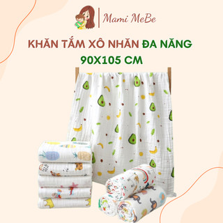 Khăn tắm aden 6 lớp sợi tre mềm mại