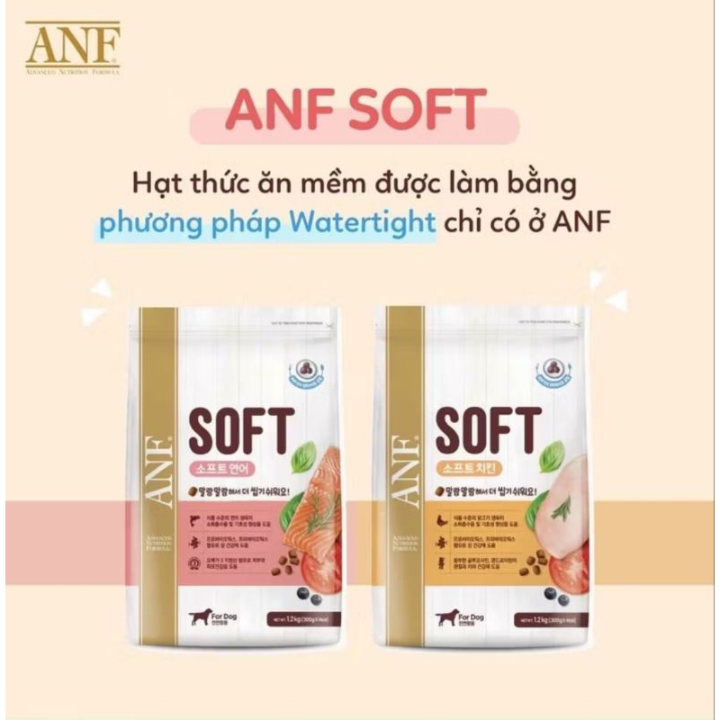 [1.2kg][300g] ANF SOFT cho chó - hạt mềm cao cấp cho chó