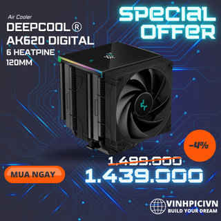 Tản nhiệt khí cpu deepcool ak620 digital