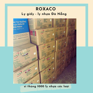 Giá sỉ -  thùng 1.000c ly nhựa PP 360/500/700ml có nắp các loại