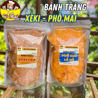  Bánh Tráng XÈKI Muối Tỏi Phô Mai Túi Zip 200Gr 
