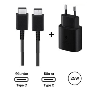 Combo củ sạc và dây sạc dành cho  Note10 sạc nhanh PD 25W zin