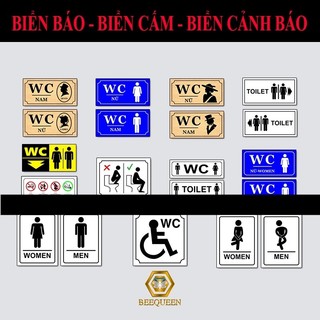 Biển wc-biển toilet nam nữ gắn nhà vệ sinh tiện lợi không cần khoan đục