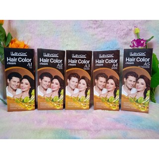 Nhuộm phủ bạc Lavox tinh dầu dưỡng tóc olive B5