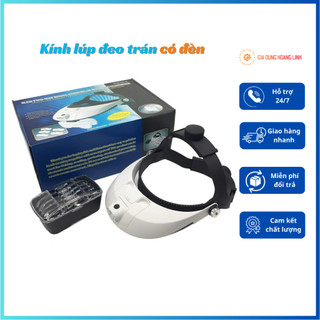 Kính lúp đeo đầu có đèn V4 - Kính lúp hỗ trợ sửa chữa điện tử