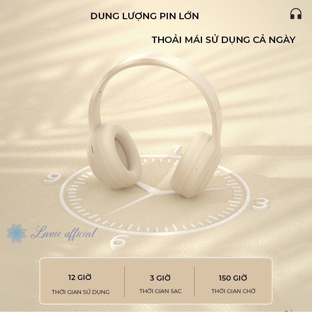 Tai Nghe Bluetooth Chụp Tai D-Rock DR58 Âm Bass Mạnh, Tai Nghe Không Dây Có Mic, Pin Sử Dụng 12 Tiếng Chính Hãng | BigBuy360 - bigbuy360.vn