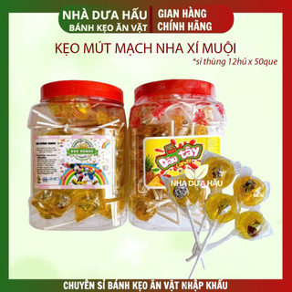 [50 cây] Kẹo mạch nha xí muội Moon Candy hàng cty VN chất lượng cao