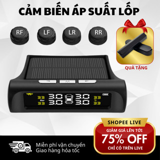 Cảm Biến Áp Suất Lốp Ô Tô MeeOto Gắn Ngoài Cao Cấp Sạc Năng Lượng Mặt Trời Màn Hình LCD Độ Bền 5 Năm Bảo Hành 1 Năm