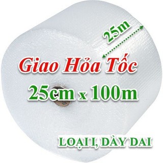 Cuộn xốp Hơi Bong Bóng Khí Khổ 25cmx100m