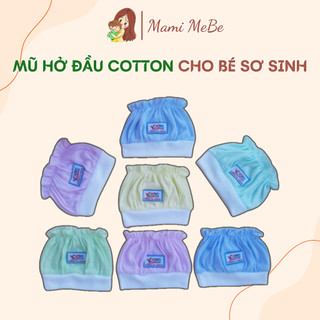Mũ hở đầu vải cotton cho bé