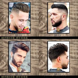 Tranh Trang Trí Quán Tóc Hiện Đại - Tranh Trang Trí BarberShop