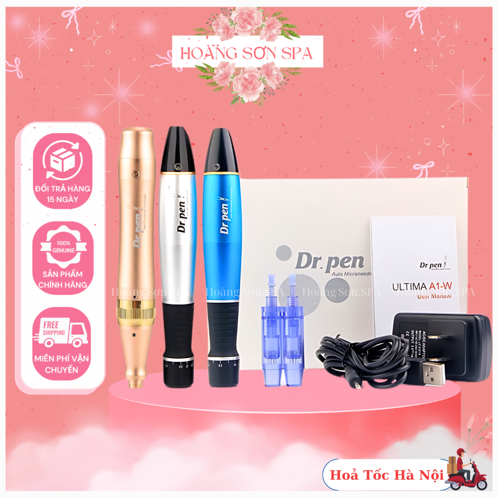 Máy Dr.pen A1 [ Dr.Pen Tích điện & Không Tích điện ] Máy phi kim , cấy phấn, cấy tảo