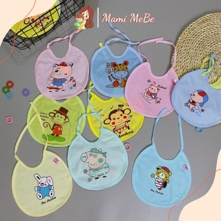 Yếm tròn cotton cho bé ăn dặm