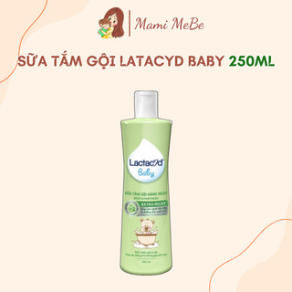 Sữa tắm gội Latacyd Milky chống rôm sảy 250ml cho bé sơ sinh