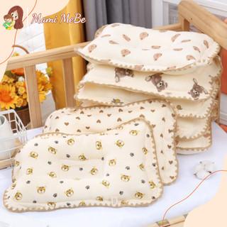 Gối lõm bông vải xô muslin mềm mại êm ái cho bé ngủ ngon
