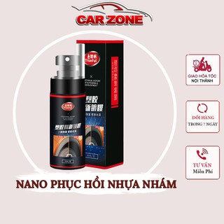 Bình Phủ Nano Phục Hồi Nhựa Nhám Da Nội Thất TrueFul, Đánh Bóng Tân Trang Nội Thất Ô Tô - Dung Tích 60ml