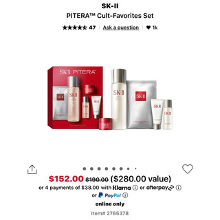 [BILL SEPHORA US - Sale 60%] Set 5 món dưỡng SKII Facial Treatment Essence $280