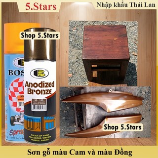 Sơn gỗ, màu đỏ cách gián, màu đồng cổ anodized bronze bosny, sơn ô tô, xe máy