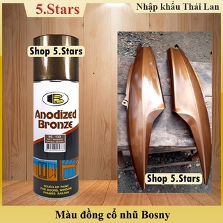 Sơn nhũ đồng cỗ anodized bronze bosny, sơn gỗ, sơn ô tô, xe máy