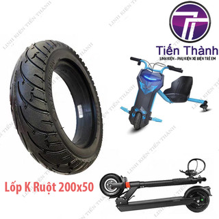 Lốp Đặc 200x50 Xe Drift 360 độ Bánh Trước