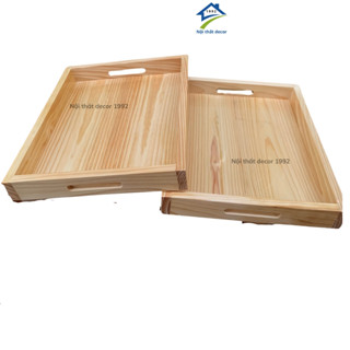 Khay Gỗ Đa Năng Phục Vụ Nhà Hàng, Uống trà, Cafe và trang trí,chụp ảnh decor vv...