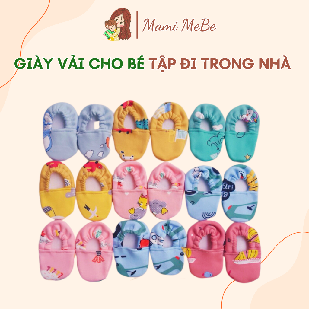 Giày vải cho bé 0 - 1 tuổi