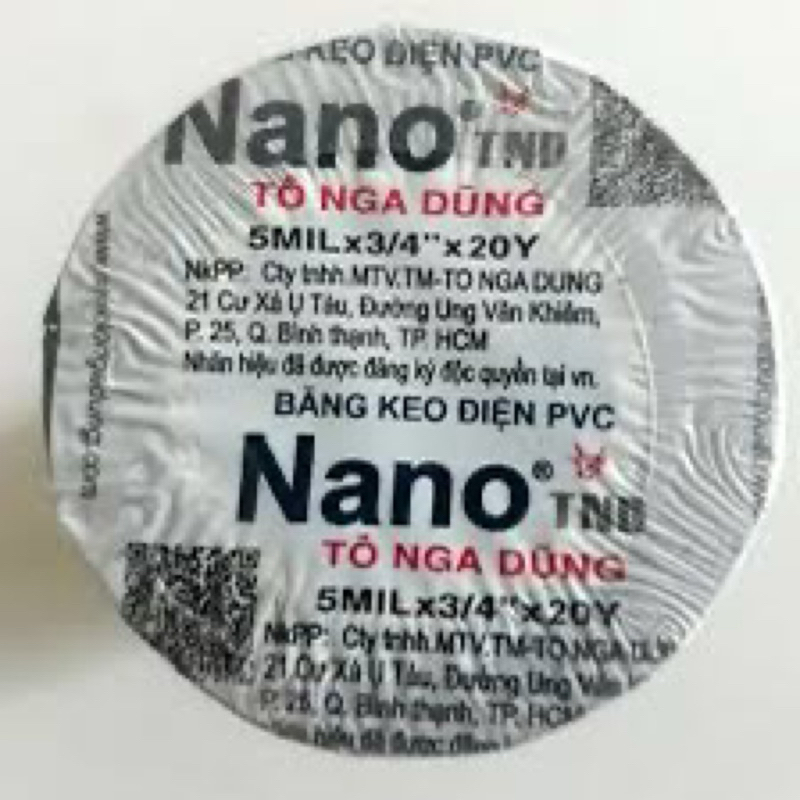 Băng Keo Điện NANO 20 Yards (18.2m)