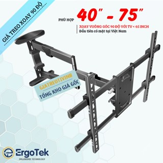 [ Giao Hàng Hỏa Tốc ] #E89 - Giá Treo Tivi Xoay Vuông Góc 90 Độ 40 - 75 Inch - Ergotek [ Xoay Góc Rộng Hơn NB SP2 ]