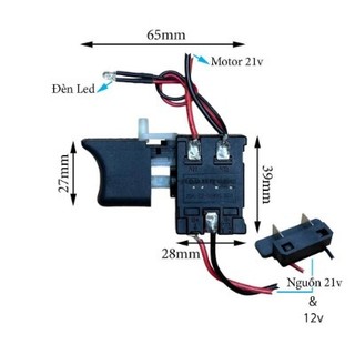 Công Tắc Máy Khoan.Cò Máy Khoan Pin 12V - 21V