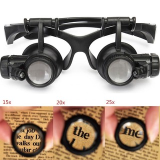 Kính lúp đeo mắt có đèn V2 - 9892G