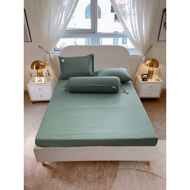 bộ ga gối TICI 3 món , mềm mại thoáng mát bền đẹp và sang trọng. ga bọc nệm Tici, 1m6x2m,1m8x2m,2mx2