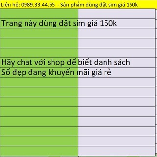 Sim Vinaphone giá rẻ dễ nhớ