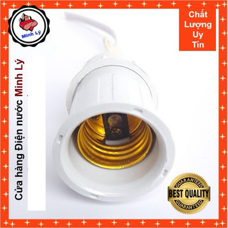 Đui Đèn E27 Kín Nước (Đen Hoặc Trắng)
